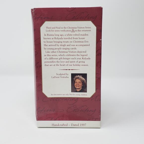 1997 Hallmark Kolyada Christmas Visitor Handcrafted Keepsake Holiday Ornament - Picture 3 of 10